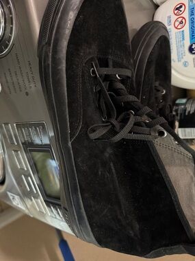 SeaVees Men's Black Suede Low-Top Sneakers